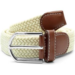 Cremefarvet Elastisk Bælte