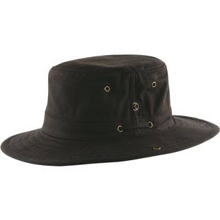 MJM Hats MJM Berghuis 10169 Oilskin Safari Bucket Hat i Brun, 62 (XL) / Brun / Safari Hat