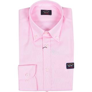 Paul And Shark Cotton Long Sleeved Shirt Pink