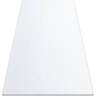 Tæppe RUMBA 1950 enkelt farve klaret, hvid 100x400 cm