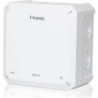 F-tronic Forgreningsdåse 140x140x81mm ip66 hvid