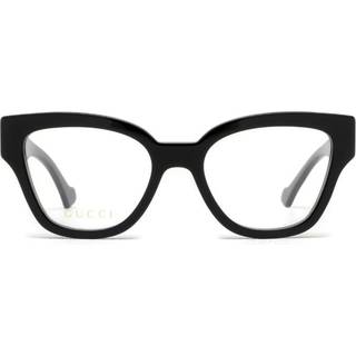 Gucci Kvinde GG1424O 001 Optiske stel Acetat Sort Geometrisk