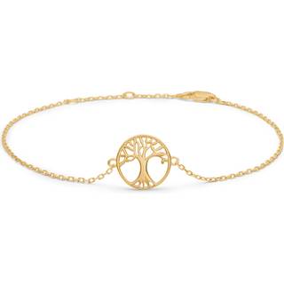 Avilé Jewelry Tree of Life Armbånd 18 kt. Forgyldt Sølv DI015-GP - Dame - 925 Sterling Silver