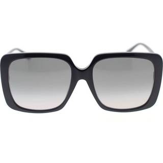 Gucci GG0728SA Asian Fit 001 57 Solbriller Kvinder Black - Black - 57mm