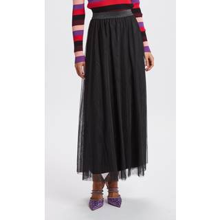 NÜMPH - NUEA MAXI SKIRT - Caviar - 38 - Sort - Skirts