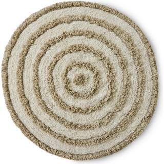 HKliving HK Living badeværelsesmåtte Ø120 cm Creme