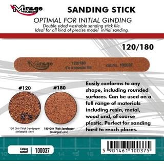 MIRAGE Sanding Stick Double Grid 120/180