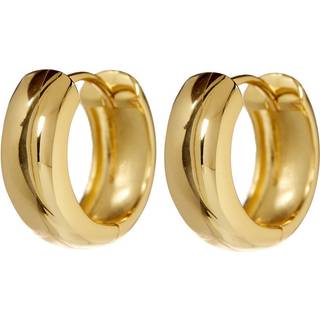 Luv Aj Luv Aj Gold Tone Monaco Huggies Earrings
