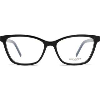 SAINT LAURENT Kvinde SL M128 005 Optiske stel Acetat Sort Transparent Cat Eye Antiblænding