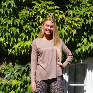 Liberté dame top ALMA - 9504 - Fossil - L/XL