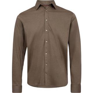 Knitted shirt l/s modern fit