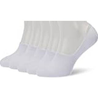 5-Pak Hvide Bambus "No Show" ankelsokker (Herre)