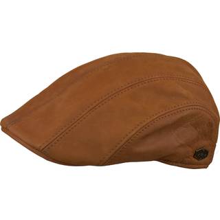 MJM Hats MJM Maddy Nappa Wax Cognac - Læder Sixpence, 56 (S) / Brun Cognac / Sixpence
