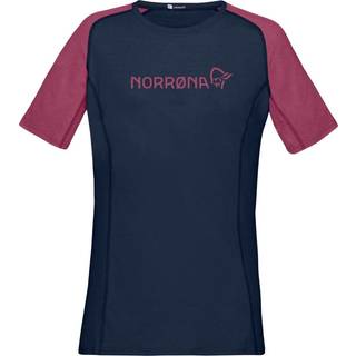 Norrøna Women's Fjørå Equaliser Lightweight T-Shirt Violet Quartz/Indigo Night, S