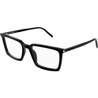 SAINT LAURENT Unisex SL 624 001 Optiske stel Acetat Sort Transparent Firkantet