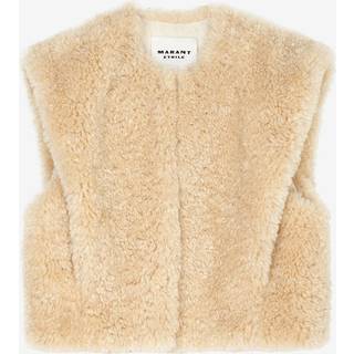 Marant Etoile Feliz faux-shearling vest - beige - XXS