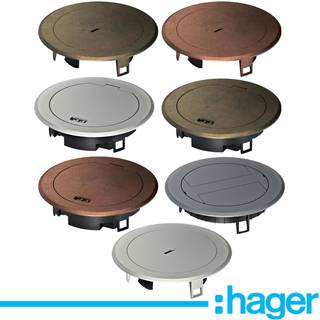 Hager Metalklaplåg kobber for r02