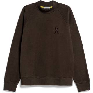 ARMEDANGELS Caayos Brushed Sweatere Herrer størrelse L farve sort/brun