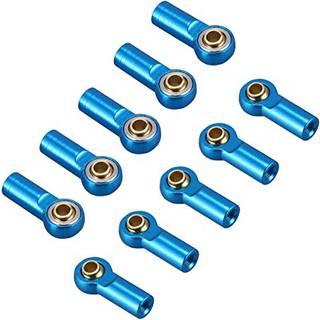 10stk ShareGoo Aluminium M3 Bind Rod End Ball Joint Link Ball Head Holder Kompatibel med Tamiya HSP Traxxas Axial SCX10 1/10 RC Car Truck Buggy C