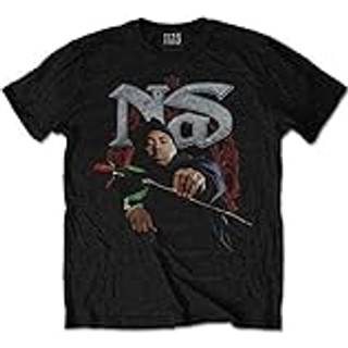 Nas - Nas Unisex T-Shirt: Red Rose (Black)