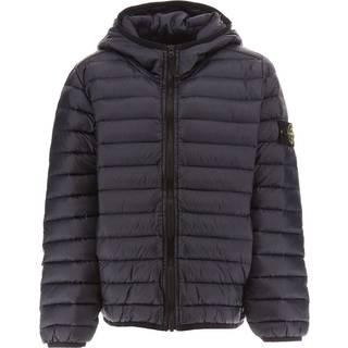Stone Island Junior Quilted down jacket - blue - Y 8