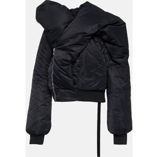 Rick Owens Doll draped bomber jacket - black - S
