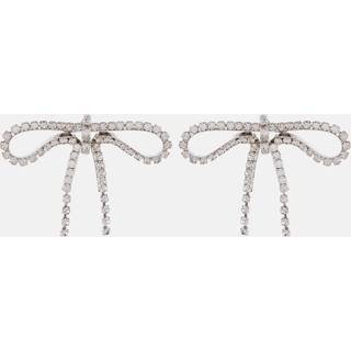 Balenciaga Archive Ribbon embellished earrings - silver - One Size