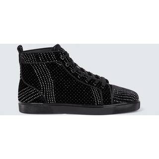 Christian Louboutin Louis suede embellished sneakers - black - EU 42