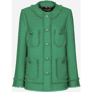 Dolce&Gabbana Embellished wool-blend jacket - white - L