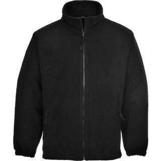 Aran-fleece til herre - Sort (Størrelse: XXL)