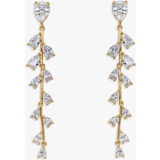 Ivory & Co Ivory & Co Gold Plated Willow Trailing Vine Earrings