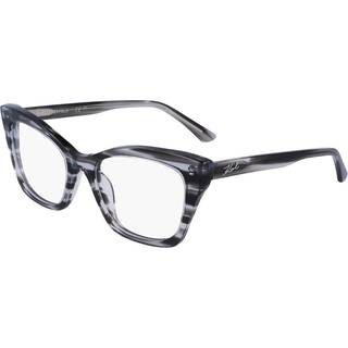 Karl Lagerfeld KL6134 060 52 Briller Kvinder Grå - Striped Grey - 52mm