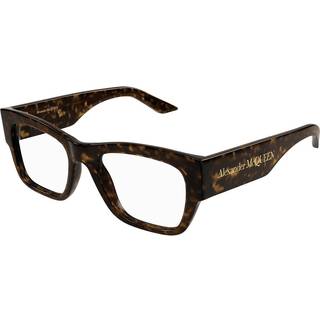 Alexander McQueen Kvinde Alexander McQueen AM0436O 002 Optiske stel Acetat Havana Firkantet