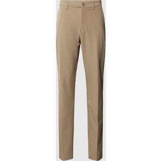 BOSS Green Herren Funktionshose beige,grün Slim Fit