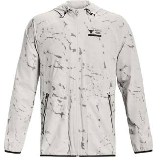 Jakke med hætte Under Armour Project Rock Unstoppable Printed 1380112-114 Størrelse XXL