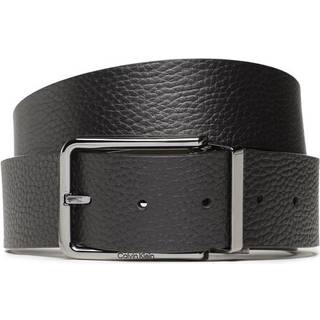 Reversible Leather Belt - Black - 90 cm