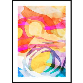 Plakat - Abstract Colors Plakat - Str:70 x 100 Cm - Incado