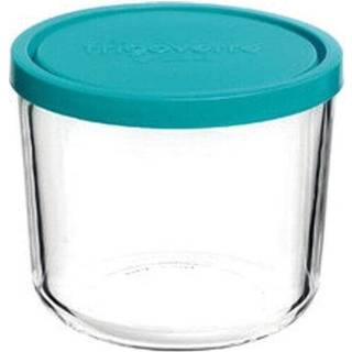 Glas opbevaringsboks - Ø10 cm - Høj