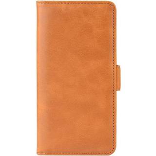iPhone 11 Læder Flip Cover m. Pung - Lysebrun