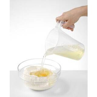 Stabelbar målekande, 0,5l, ø95x(h)136mm med indgraveret skala