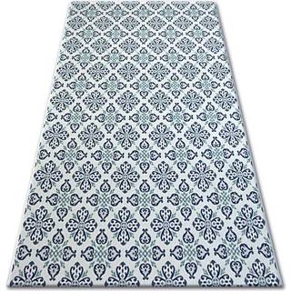 Sisaltæppe SISAL COLOR 19246/969 Blomster Hvid 80x150 cm