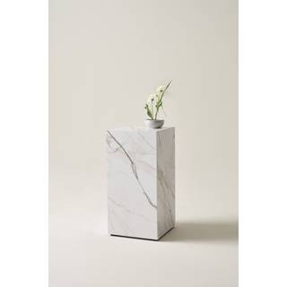 ANZIO sidebord - højde 80 cm - Hvid
