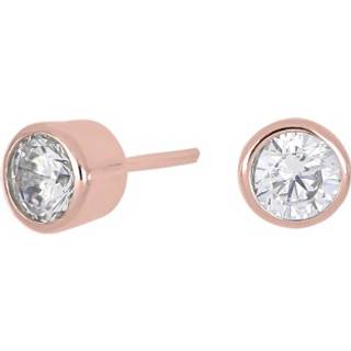 Joanli Nor HannaNor ørestikker i rosaforgyldt med cubic zirkonia