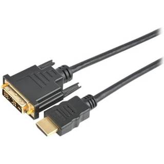 Prokord Hdmi-kabel 10m. Hdmi Dvi Sort