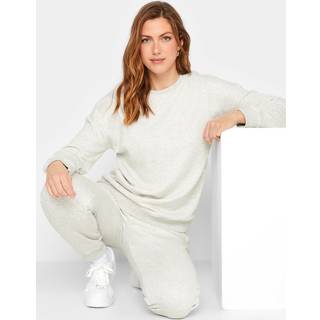 Lts Tall Light Grey Long Sleeve Sweatshirt 22-24 Lts | Tall Women's Hoodies & Sweatshirts
