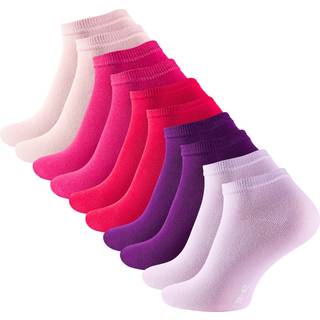 5-Pak Sneaker Socks (Korte Strømper) Rosamix - Str. 39-42
