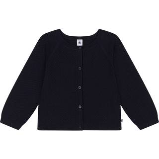 Petit Bateau Cardigan Navyblå 4 Y  Marineblå  4 år  kvinde