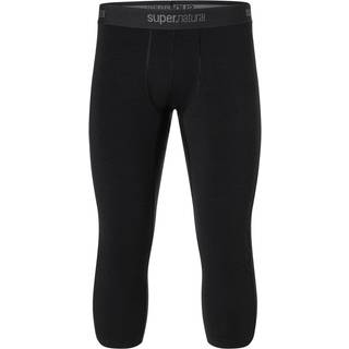 super.natural Men's Arctic230 Tight 3/4 Jet Black, S