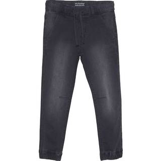 Minymo Drenge Jeans i økologisk bomuld - Grey Black - 152