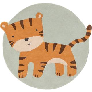 Håndtuftet børnetæppe Savannah af uld